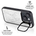 White Marble iPhone 14 Plus Kickstand Case