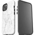 White Marble iPhone 15 Impact Case