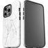 White Marble iPhone 15 Pro Impact Case