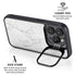 White Marble iPhone 15 Pro Kickstand Case