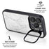 White Marble iPhone 15 Pro Max Kickstand Case