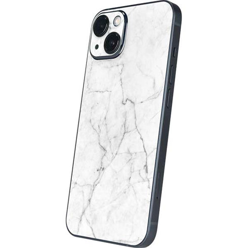 White Marble iPhone 15 Skin
