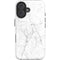 White Marble iPhone 16 Magsafe Impact Case