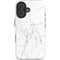 White Marble iPhone 16 Plus Magsafe Impact Case