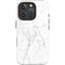 White Marble iPhone 16 Pro Max Impact Case