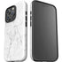 White Marble iPhone 16 Pro Max Impact Case