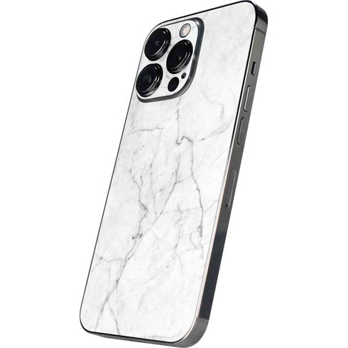 White Marble iPhone 16 Pro Max Skin