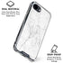 White Marble iPhone 16e Clear Case