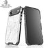 White Marble iPhone 17 Air Clear Case