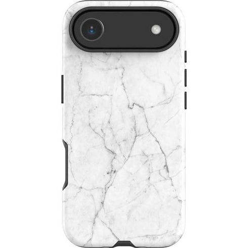 White Marble iPhone 17 Air Impact Case