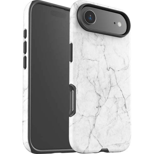 White Marble iPhone 17 Air Impact Case