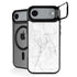 White Marble iPhone 17 Air Kickstand Case