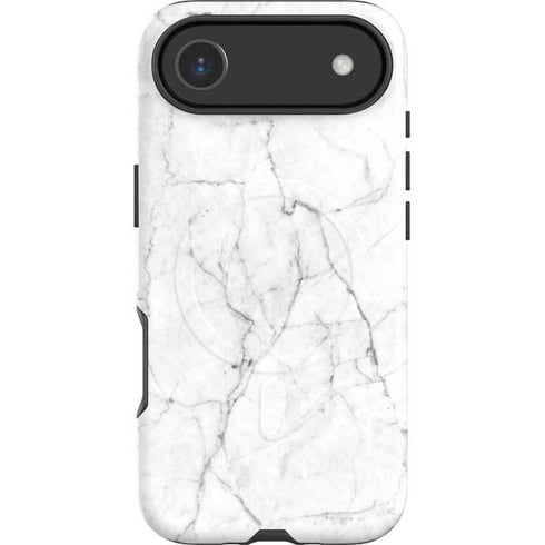 White Marble iPhone 17 Air Magsafe Impact Case