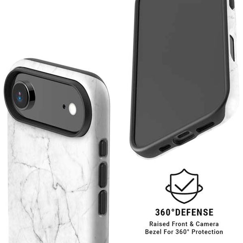 White Marble iPhone 17 Air Magsafe Impact Case