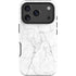 White Marble iPhone 17 Pro Impact Case