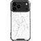 White Marble iPhone 17 Pro Max Clear Case
