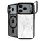 White Marble iPhone 17 Pro Max Kickstand Case
