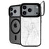 White Marble iPhone 17 Pro Max Kickstand Case