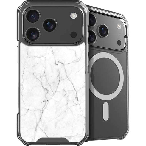 White Marble iPhone 17 Pro Max MagSafe Case