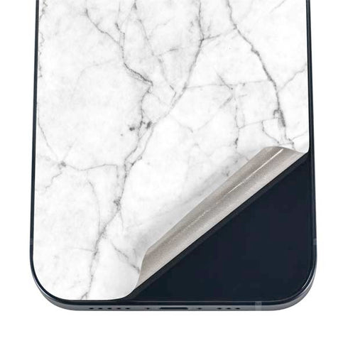 White Marble iPhone 17 Pro Skin