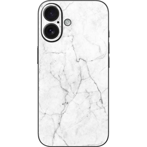 White Marble iPhone 17 Skin