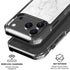 White Marble iPhone 18 Pro Clear Case