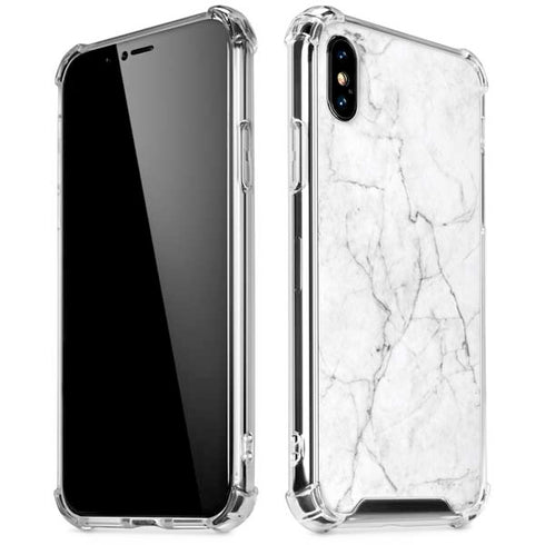 White Marble iPhone X/XS Clear Case