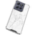 White Marble Moto G 5G (2025) Clear Case