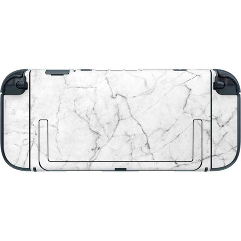 White Marble Nintendo Switch 2 (2025) with Joy-Con Skin
