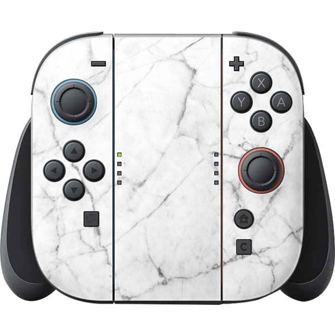 White Marble Nintendo Switch 2 (2025) Joy-Con Controller Skin