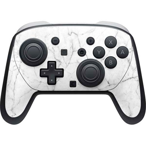 White Marble Nintendo Skins