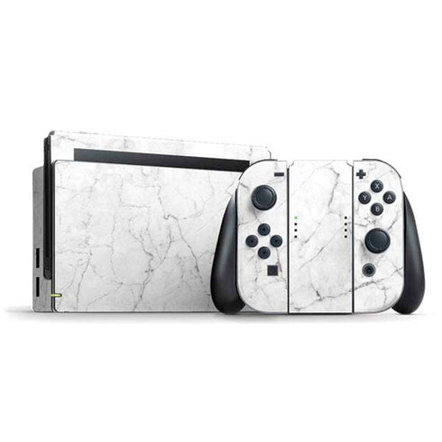 White Marble Nintendo Skins