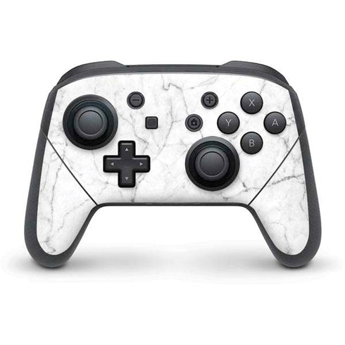 White Marble Nintendo Skins