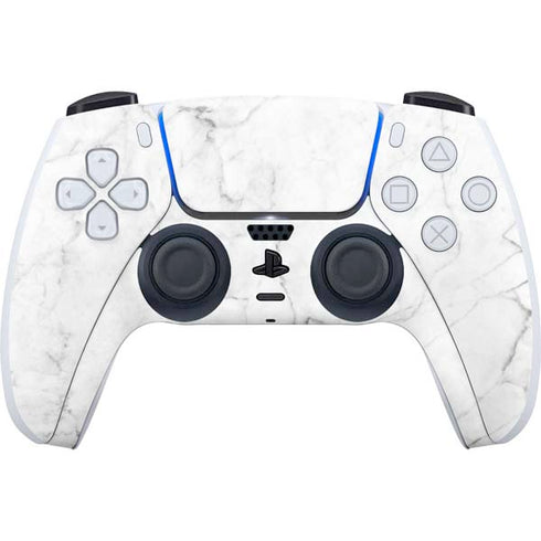 White Marble PlayStation PS5 Skins