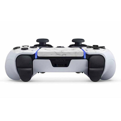 White Marble PS5 DualSense Edge Pro Controller Skin