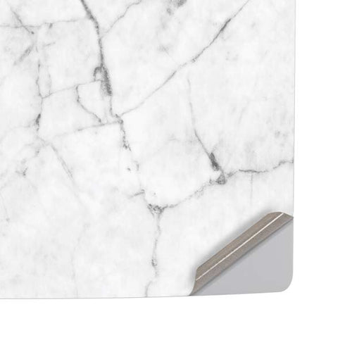White Marble PS5 Pro Disk Console Skin