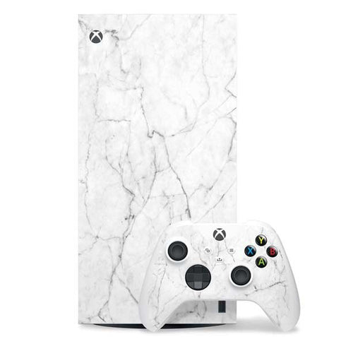 White Marble Xbox Series X Skins