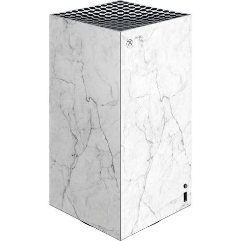 White Marble XBox Series X Digital Edition Console Skin