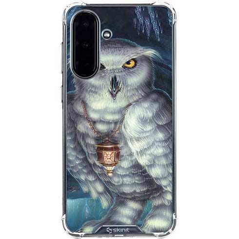 White Owl by Ed Beard Jr Galaxy A36 5G Clear Case