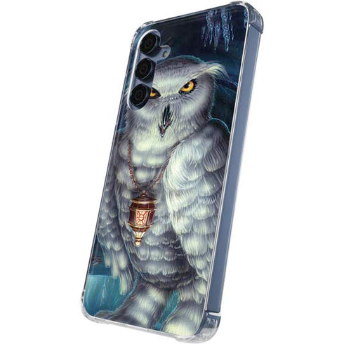 White Owl by Ed Beard Jr Galaxy A55 5G Clear Case