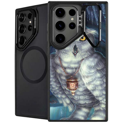 White Owl by Ed Beard Jr Galaxy S25 Ultra Kickstand Case