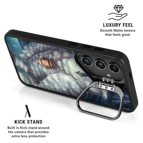 White Owl by Ed Beard Jr Galaxy S25 Ultra Kickstand Case