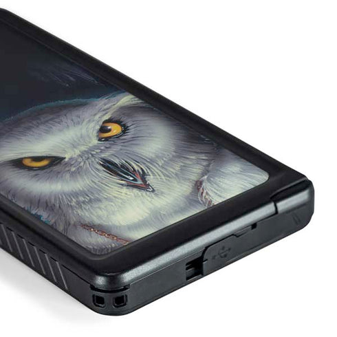 White Owl by Ed Beard Jr Galaxy S24 Ultra Waterproof Case