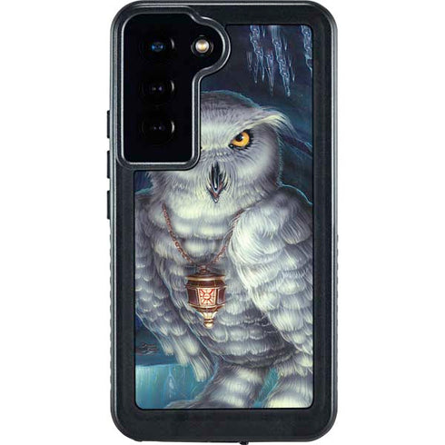 White Owl by Ed Beard Jr Galaxy S24 Waterproof Case
