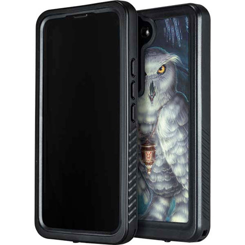White Owl by Ed Beard Jr Galaxy S24 Waterproof Case