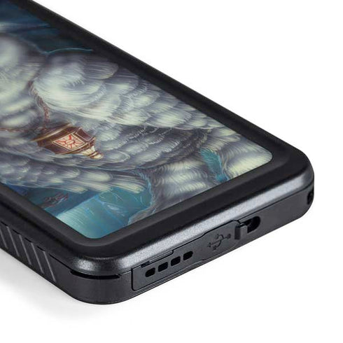 White Owl by Ed Beard Jr Galaxy S24 Waterproof Case