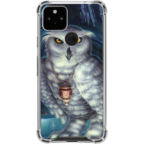 White Owl by Ed Beard Jr Pixel Cases