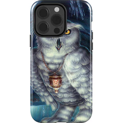 White Owl by Ed Beard Jr iPhone 15 Pro Impact Case