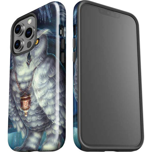 White Owl by Ed Beard Jr iPhone 15 Pro Impact Case