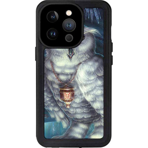 White Owl by Ed Beard Jr iPhone 15 Pro Waterproof Case